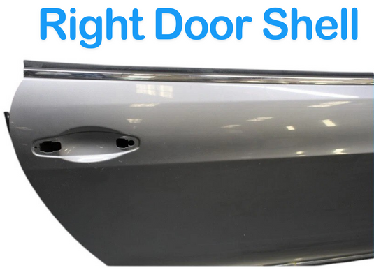 03-09 Bentley Continental GT Right Side Door Shell Frame Panel Gray OEM