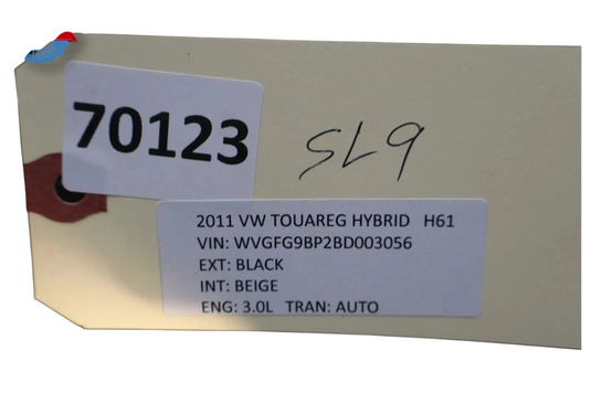 11-17 Volkswagen VW Touareg Upper Roof Shark Fin Radio Antenna 3C0035507 Oem