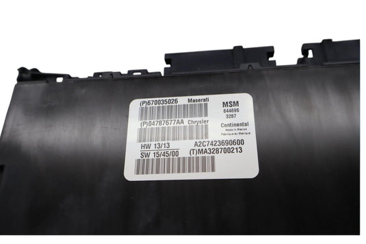 14-20 Maserati Ghibli Front Left Side Seat Control Module Unit ECU 670035026 OEM