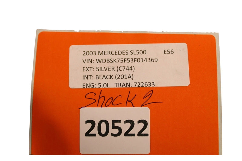 Load image into Gallery viewer, 03-06 Mercedes R230 SL500 SL600 Rear Right Hydraulic Shock Strut Absorber OEM
