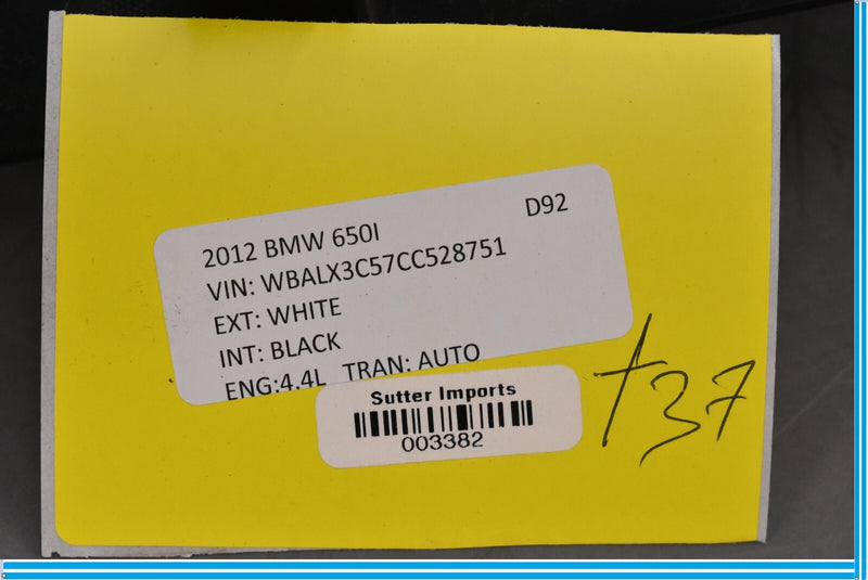 Load image into Gallery viewer, 12-18 BMW 650i 640i F12 Front Right Side Under Dash Lower Cover Trim Panel Oem
