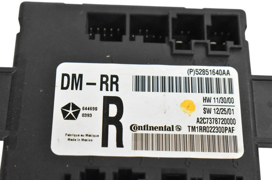 14-24 Maserati Ghibli Rear Right Side Door Computer Control Module Unit Oem