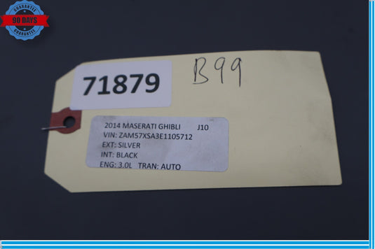 14-20 Maserati Ghibli M157 Right Side Cowl Panel Side Inspection Cover Trim Oem