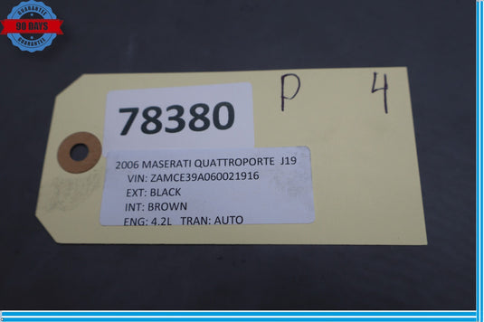 05-07 Maserati Quattroporte M139 ABS Anti Lock Brake Pump Module 216331 Oem