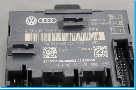 11-18 Audi A8 Front Left Driver Side Door Window Control Module Unit Oem