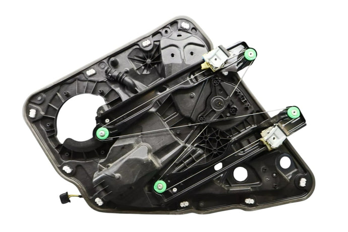11-17 Volkswagen VW Touareg Rear Left Side Door Window Regulator & Panel Oem