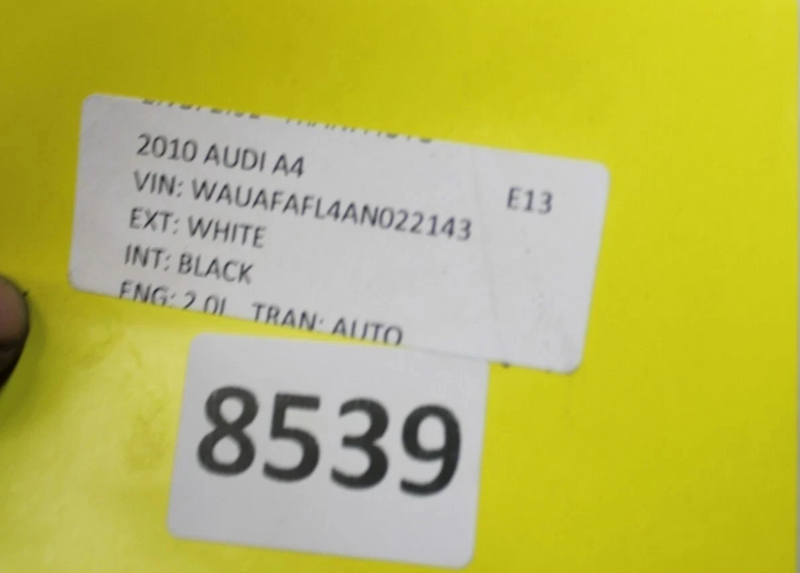 Load image into Gallery viewer, 09-16 AUDI A4 Front Right Passenger Side Seat Lower Rail Track Frame W/Motor Oem
