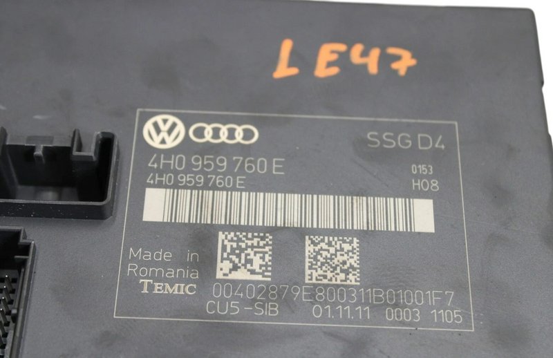 Load image into Gallery viewer, 11-18 Audi A8 ECU Front Left Driver Side Seat Control Module Unit 4H0959760 Oem
