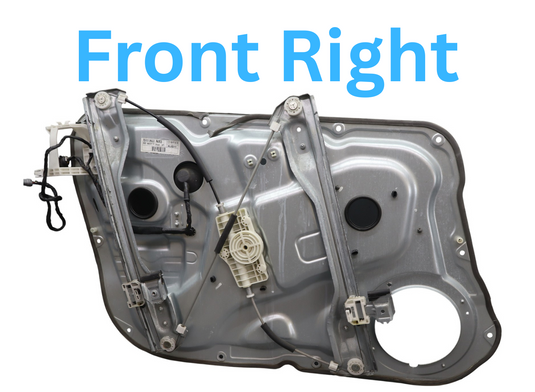 11-13 Hyundai Equus SIG Front Right Side Window Regulator W/ Panel Oem