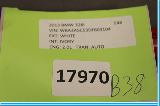 12-18 BMW 320i 328i F30 Rear Left Driver Side Bumper Side Marker Reflector Oem