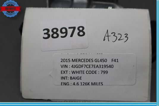 13-16 Mercedes X166 GL450 GL550 Rear Left Quarter Window Regulator Motor Oem