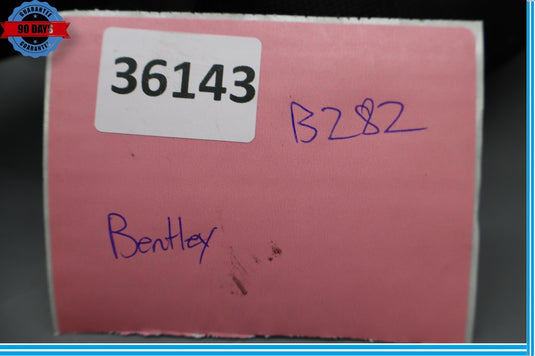 03-12 Bentley Continental GT GTC Left Side Intercooler Hose Pipe Oem