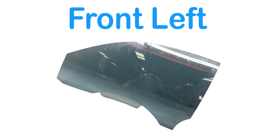 03-09 Mercedes CLK500 W209 Convertible Front Left Side Door Window Glass Oem