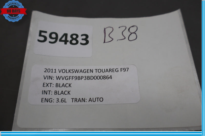 Load image into Gallery viewer, 11-17 Volkswagen Touareg Rear Right Door Panel Grab Handle Trim Cover Oem
