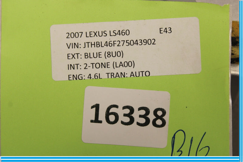 Load image into Gallery viewer, 07-09 Lexus LS460 Rear Right Side Seat Climate Computer Control Module Oem

