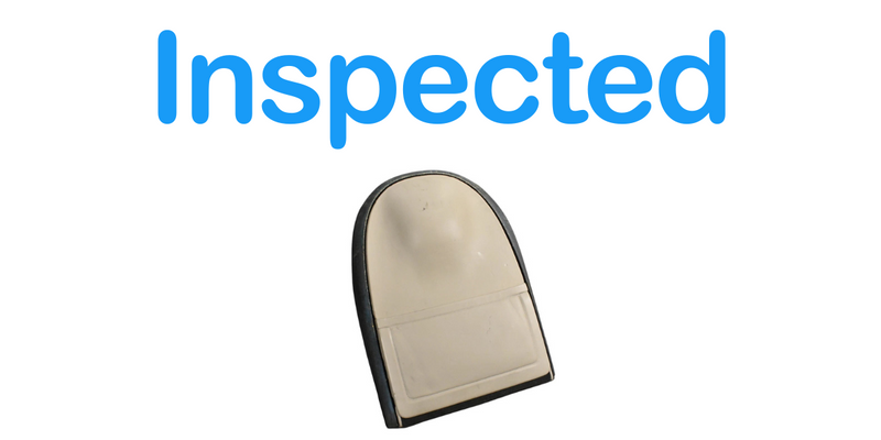 Load image into Gallery viewer, 03-06 Bentley Continental GT Front Left Driver Rear Pocket Back Rest Beige Oem
