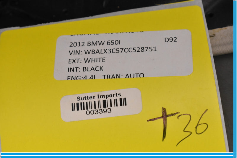 Load image into Gallery viewer, 12-18 BMW 650i 640i F12 Left Driver Side Center Console Trim 922993405 Oem
