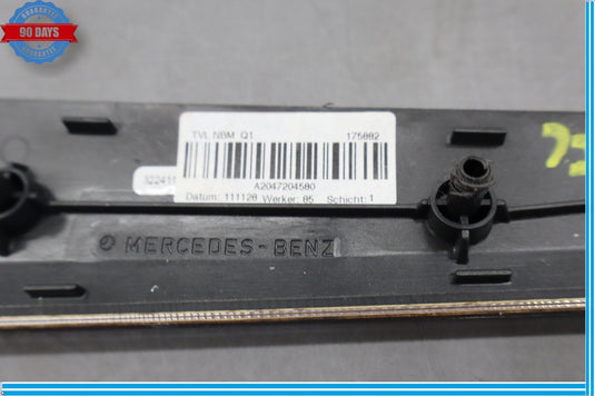 08-14 Mercedes C300 C350 Front Wood Door Trim Molding Cover Oem