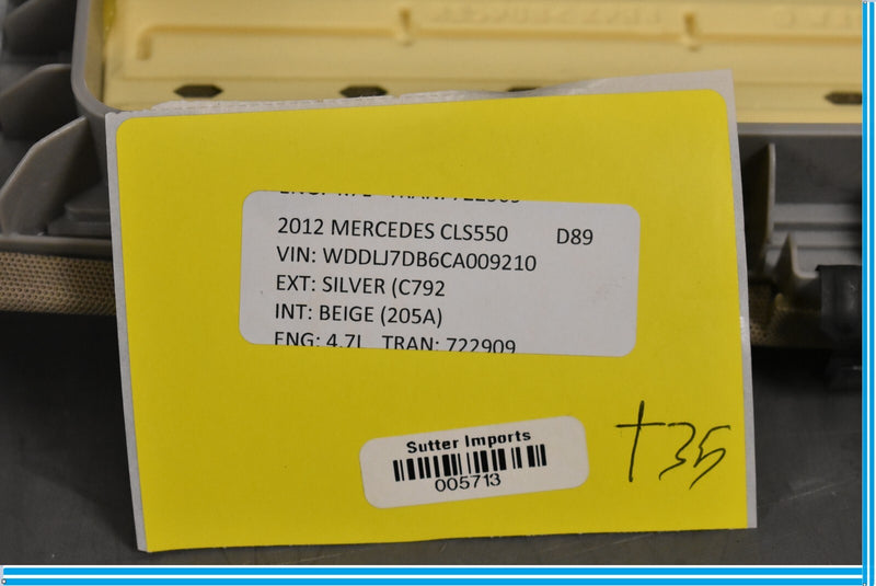 Load image into Gallery viewer, 12-18 Mercedes CLS550 W218 Right Passenger Rear Lower C Trim Panel Oem
