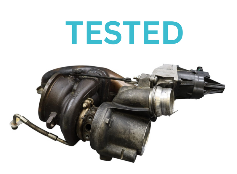 Load image into Gallery viewer, 13-16 BMW 320i XDRIVE Engine Turbo Turbocharger W/ Manifold 4947714010 Oem
