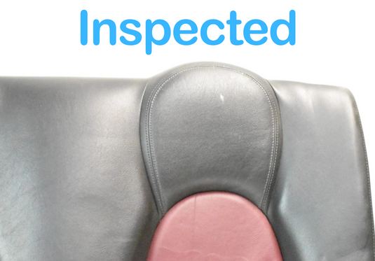 00-06 Jaguar X100 XKR Convertible Rear Upper Back Seat Rest Cushion Leather Oem