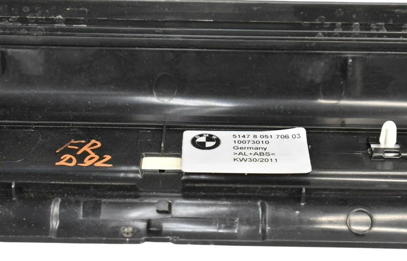 Load image into Gallery viewer, 12-17 BMW 650i 640i Front Right Passenger Door Sills Tread Plate 51478051706 Oem
