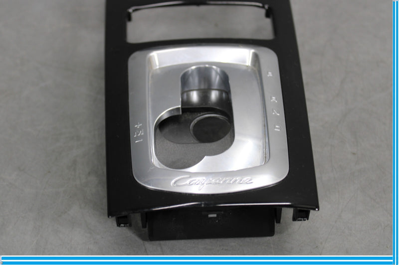 Load image into Gallery viewer, 11-17 Porsche Cayenne Center Console Gear Shift Shifter Trim Cover Panel Oem
