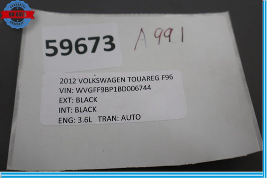 11-14 Volkswagen VW Touareg Front Left Driver Side Dash Air Vent Grille Oem