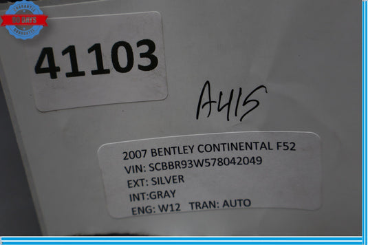 03-12 Bentley Continental Steering Column Switch Clock Spring w/ Angle SensorOem