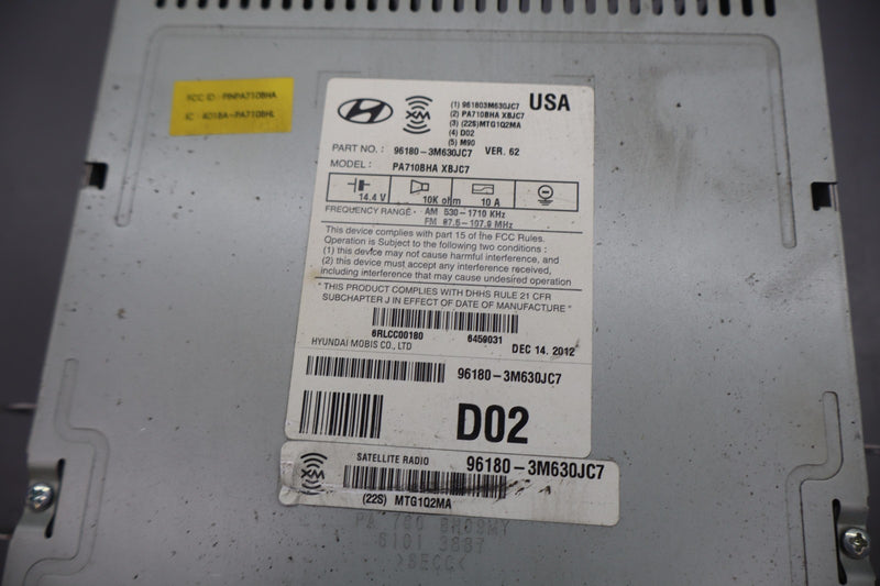 Load image into Gallery viewer, 11-14 Hyundai Genesis AM FM CD Player Audio Radio Receiver Unit 961803M630 Oem
