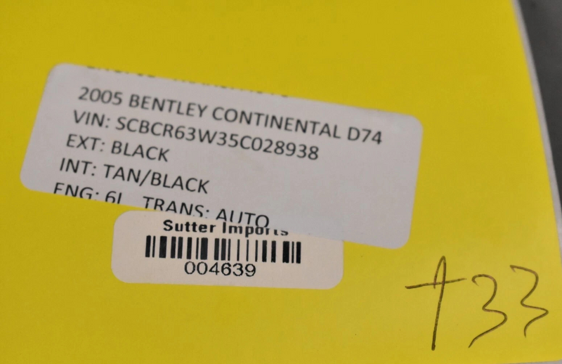 Load image into Gallery viewer, 06-12 Bentley Continental Front Left Side Seat Trim Cover Panel 3W5881317E OEM
