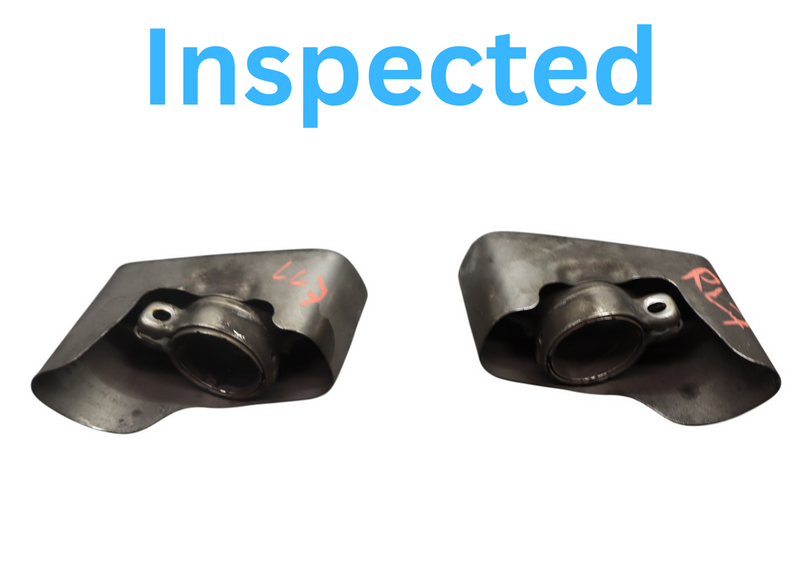 Load image into Gallery viewer, 14-19 Mercedes W117 CLA250 Rear Left &amp; Right Side Exhaust Tail Pipe Tips Oem
