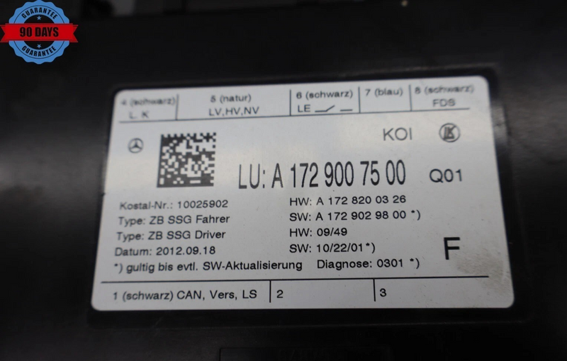 Load image into Gallery viewer, 08-18 Mercedes W204 C250 CLS550 SLK250 Front Left Driver Seat Control Module Oem
