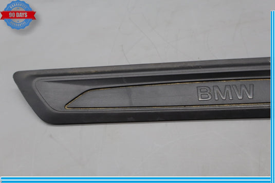 12-18 BMW 320i 328i F30 Front Left Driver Door Sill Scuff Plate Trim Panel Oem