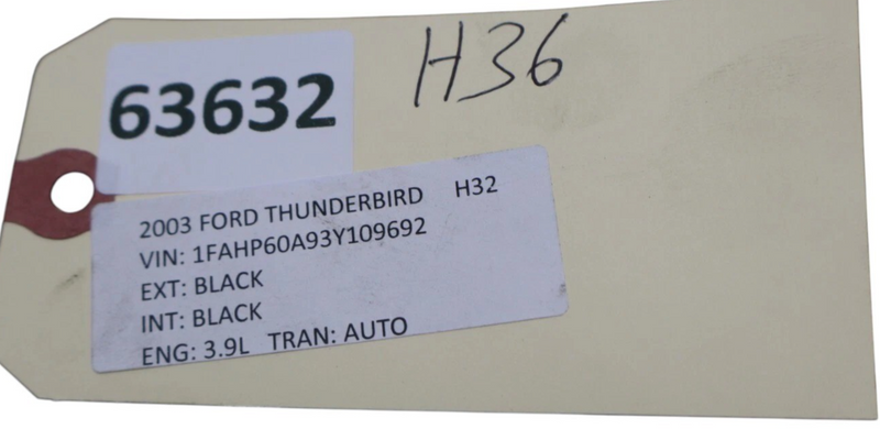 Load image into Gallery viewer, 02-05 Ford Thunderbird Front Left Driver Side Head Rest Headrest Leather Oem

