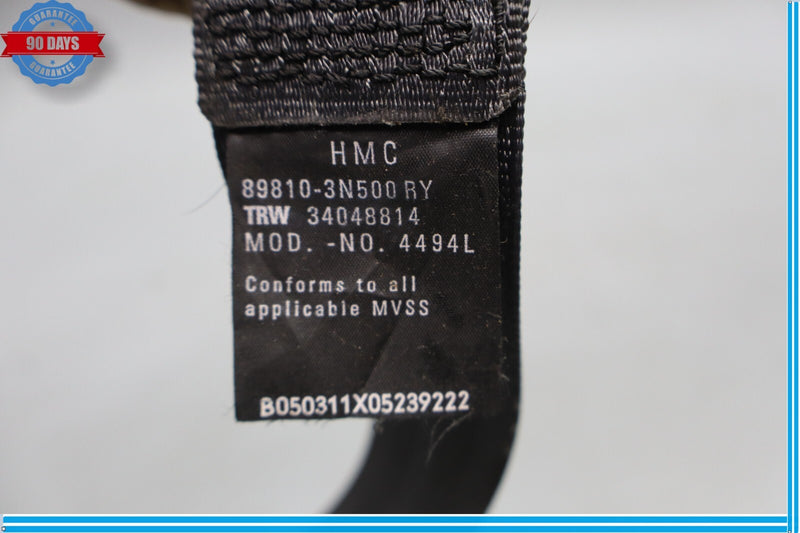Load image into Gallery viewer, 11-16 Hyundai Equus Rear Left Side Seat Belt Retractor Black 898103N500 Oem
