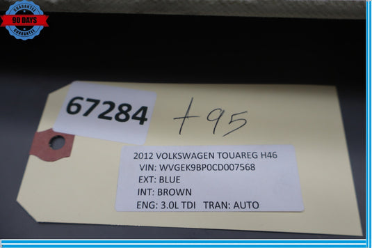 11-17 Volkswagen VW Touareg Front Left Side A Pillar Windshield Trim Cover Oem