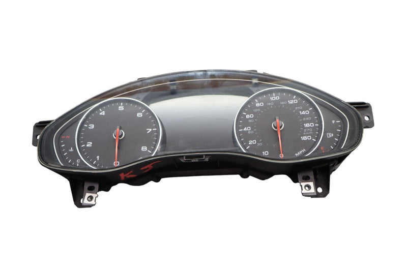 Load image into Gallery viewer, 2012 Audi A6 A7 Quattro Dash Instrument Cluster Gauge Speedometer Black Oem
