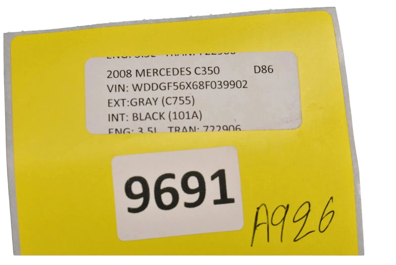 Load image into Gallery viewer, 08-14 Mercedes W204 C350 C300 Left Side Dashboard Dash Board Trim Panel Gray Oem
