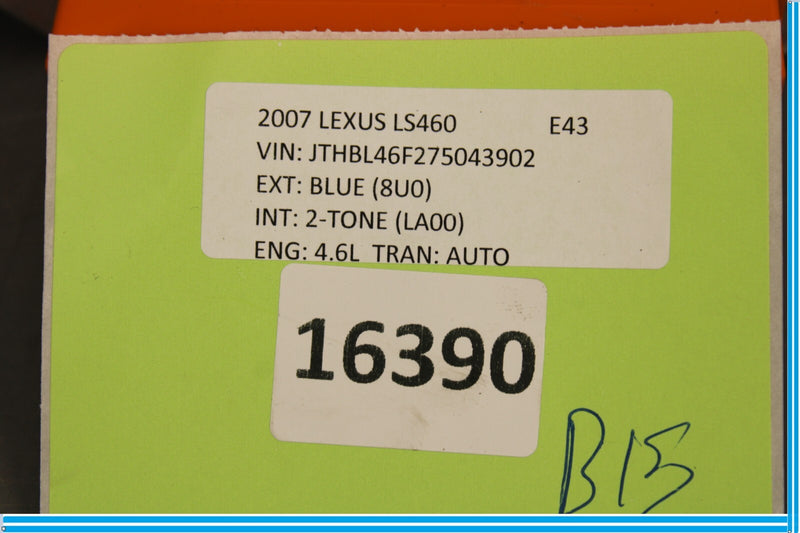 Load image into Gallery viewer, 07-09 Lexus LS460 Rear Left Driver Side Door Control Module Unit Oem
