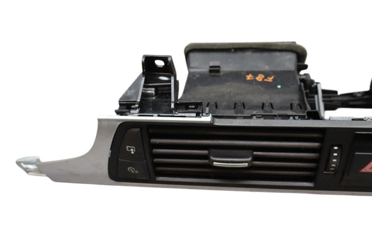 12-15 Audi A6 A7 C7 Dash Center Air Vent Grille Panel W / Trim Hazard Switch Oem