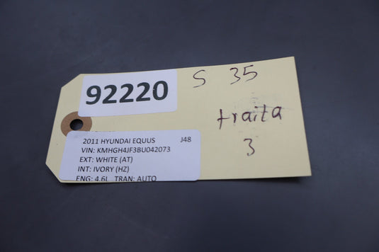 11-13 Hyundai Equus SIG Front Right Passenger Side Interior Door Trim Panel Oem