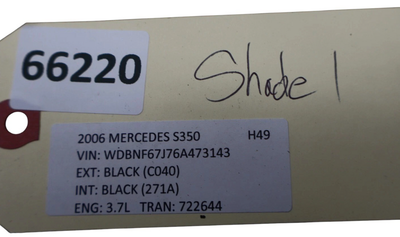 Load image into Gallery viewer, 00-06 Mercedes S350 S600 W220 Rear Left Side Window Sun Shade Visor Roller Oem
