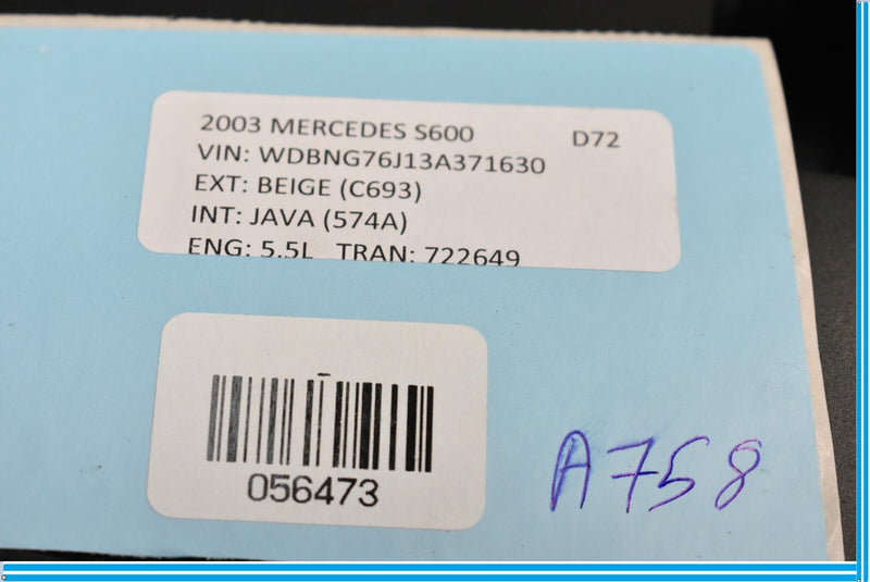 Load image into Gallery viewer, 00-06 Mercedes S500 S600 W220 Center Console Ash Tray Ashtray Compartment Oem
