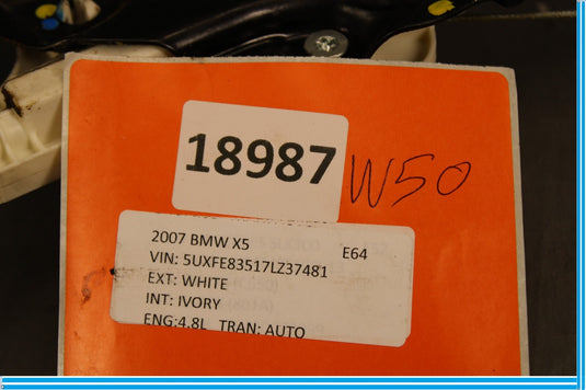 07-13 BMW X5 E70 Rear Right Passenger Side Door Window Regulator W/ Motor Oem