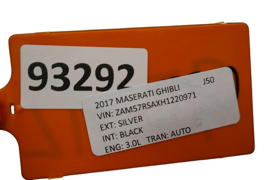 14-22 Maserati Quattroporte Ghibli Front Left Driver Side Door Shell Silver Oem