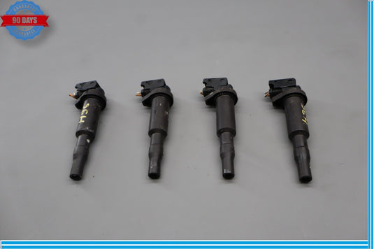 09-15 BMW 750i 740i Front Engine Ignition Coil Coils Set of 4 Black Oem