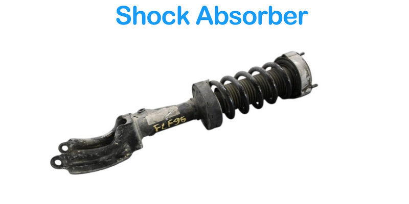 Load image into Gallery viewer, 11-13 Volkswagen VW Touareg Front Left Side Suspension Shock Absorber OEM
