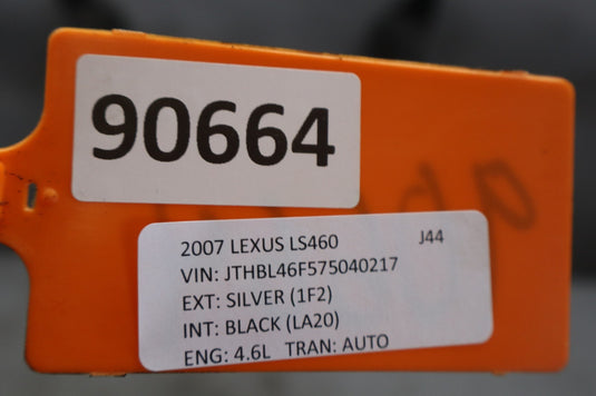 07-17 Lexus USF40 LS460 RWD Front Subframe Crossmember Cradle Oem
