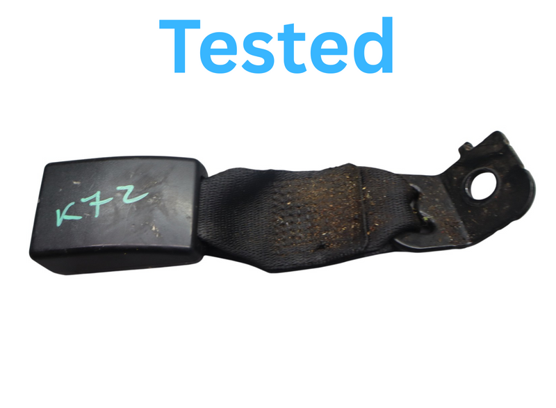 Load image into Gallery viewer, 12-18 BMW 320i 328i F30 Rear Left Driver Side Seat Belt Buckle Latch Black Oem
